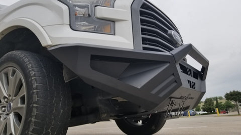 Road Armor 15-17 Ford F150 SPARTAN Front Bumper Bolt-On Pre-Runner Guard - Tex Blk - 6151XFPRB