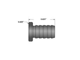 Fleece Performance Universal 3/8in Billet Aluminum Block Off Plug - FPE-34070