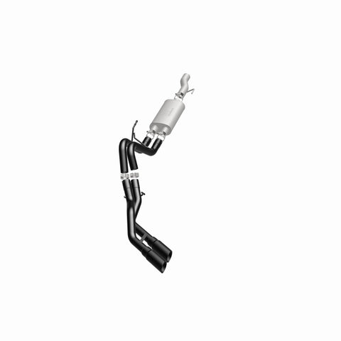 MagnaFlow SYS Cat-Back 10-14 Ford Raptor 6.2L V8 2.5/3in Black Dual Same Side Exit Rear 3.5 Tips - 15366