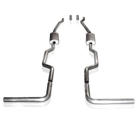 Stainless Works Chevy/GMC Truck 1967-87 Exhaust 2.5in Turbo Muffler System - CT67725TS