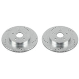 Power Stop 15-18 Subaru Legacy Rear Evolution Drilled & Slotted Rotors - Pair - JBR1718XPR