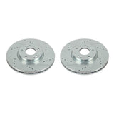 Power Stop 07-12 Hyundai Veracruz Front Evolution Drilled & Slotted Rotors - Pair - JBR1524XPR