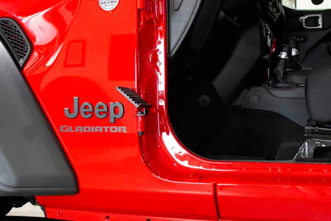 Fishbone Offroad 2018+ Jeep Wrangler JL / 2020+ Gladiator JT Foot Peg Set - Black - FB21082