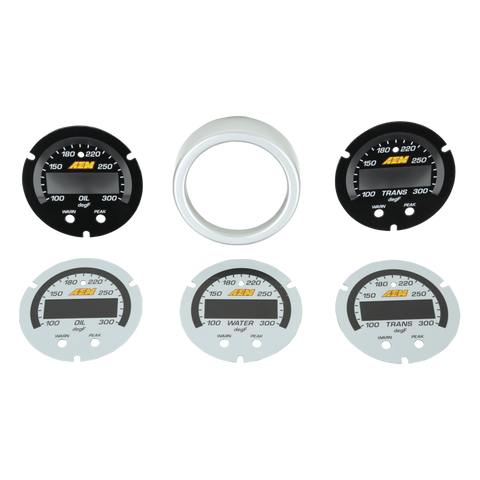 AEM X-Series Temperature Gauge Accessory Kit - 30-0302-ACC