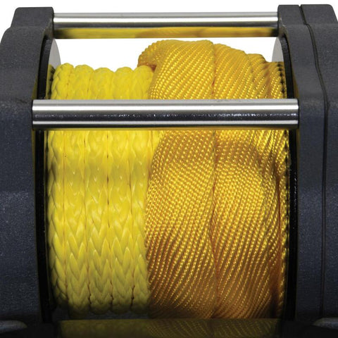 Superwinch 3500 LBS 12V DC 7/32in x 32ft Synthetic Rope Terra 3500SR Winch - Gray Wrinkle - 1135270
