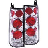 ANZO 1996-2002 GMC Savana Taillights Chrome - 211147
