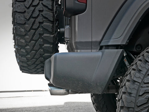 aFe Rebel Series 2.5in 304 SS Cat-Back Exhaust w/ Polished Tip 18-20 Jeep Wrangler (JL) - 49-38073-P