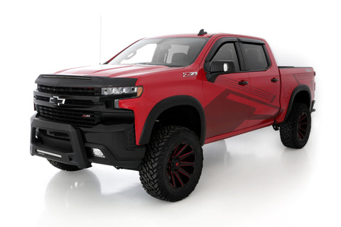 Lund 19-21 Chevy Silverado 1500 SX-Sport Smooth Elite Series Fender Flares - Black (4 Pc.) - SX140S
