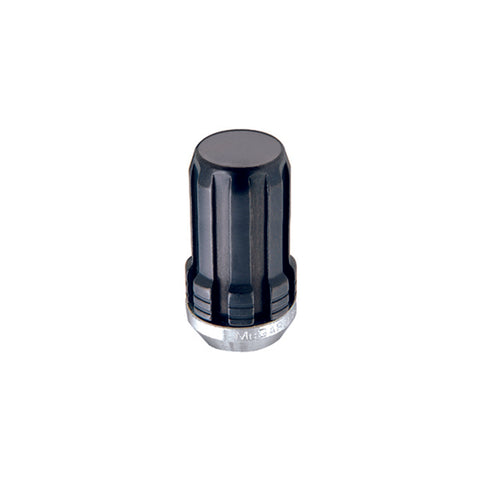 McGard SplineDrive Lug Nut (Cone Seat) 1/2-20 / 1.60in. Length (4-Pack) - Black (Req. Tool) - 65340BK