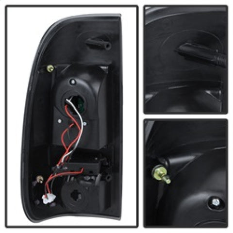 xTune Ford Super Duty 08-15 LED Tail Lights Black ALT-JH-FS08-LED-BK - 9027680