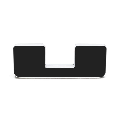 ORACLE Lighting Universal Illuminated LED Letter Badges - Matte Blk Surface Finish - U - 3141-U-001