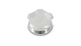 Vibrant 2.75in OD Aluminum Weld Bungs w/ Polished Aluminum Threaded Cap (incl. O-Ring) - 11294