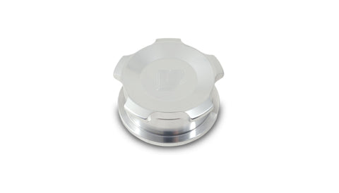 Vibrant 2.75in OD Aluminum Weld Bungs w/ Polished Aluminum Threaded Cap (incl. O-Ring) - 11294