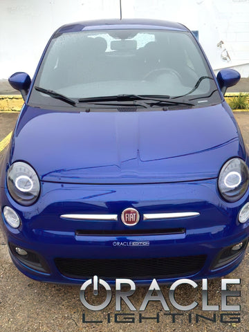 Oracle Fiat 500 12-17 Halo Kit - ColorSHIFT w/o Controller - 2650-334