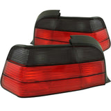 ANZO 1992-1998 BMW 3 Series E36 Coupe/Convertible Taillights Red/Smoke - 221199