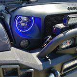 Oracle 7in High Powered LED Headlights - Black Bezel - ColorSHIFT - 5769-330
