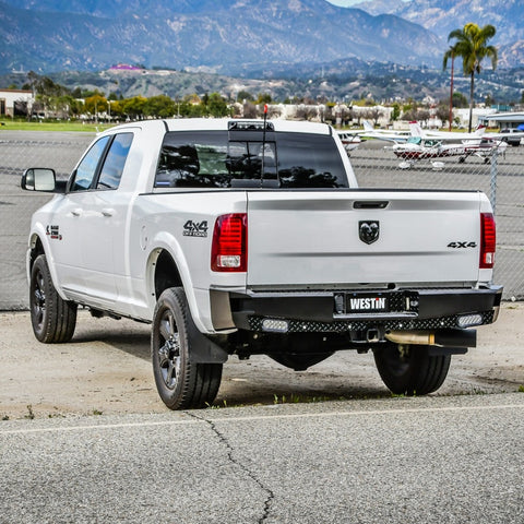 Westin 09-18 Ram 1500 HDX Bandit Rear Bumper - Black - 58-341175
