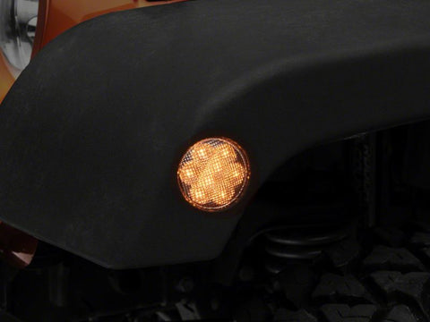 Raxiom 07-18 Jeep Wrangler JK Axial Series LED Side Marker Lights- Clear - J119946