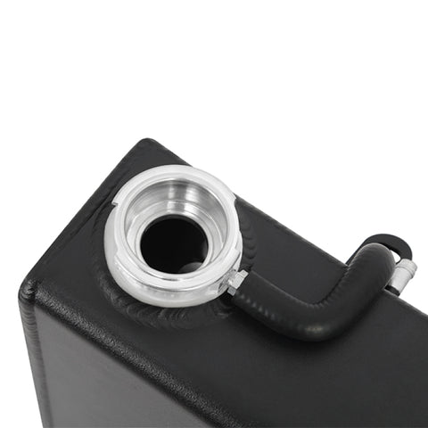Mishimoto 2011+ Dodge Charger/Challenger / Chrysler 300C Alum Expansion Tank - Micro-Wrinkle Black - MMRT-MOP-11EMWBK