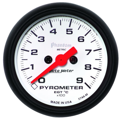 Autometer Phantom FSE 52mm 0-900 Deg C Electronic Guage Kit - 5744-M