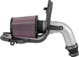 K&N 17-18 Chevy Cruze 1.4L Turbo Silver Typhoon Short Ram Intake - 69-4537TS