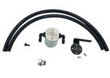 J&L 95-04 Toyota Tacoma/4Runner 3.4L Driver Side Oil Separator 3.0 - Clear Anodized - 3101D-C