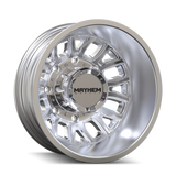 Mayhem 8107D Cogent Dually 17x6.5 8x210 BP 125mm Offset 154.2mm Bore Polished Wheel - 8107D-7679FP