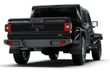 Rally Armor 19-25 Jeep Gladiator JT (Incl. Overland/Sport/Sport S) Black Mud Flap w/Met. Black Logo - MF84-BLK-MBK