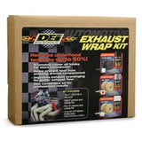 DEI Exhaust Wrap Kit - Tan Wrap & Aluminum HT Silicone Coating - 10112