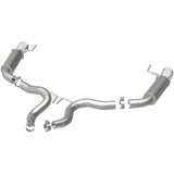 MagnaFlow Axle Back, SS, 3in, Competition, Dual Split Polished 4.5in Tip 2015 Ford Mustang GT V8 5.0 - 19103