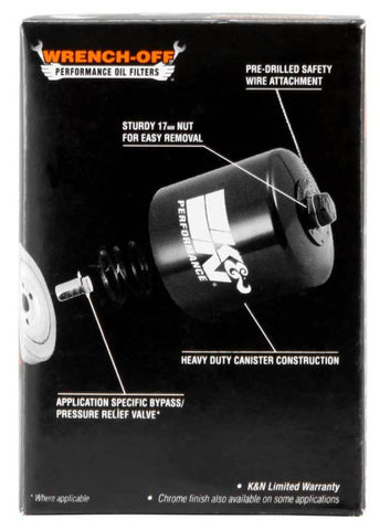 K&N Polaris 2.688in OD x 3.813in H Oil Filter - KN-196