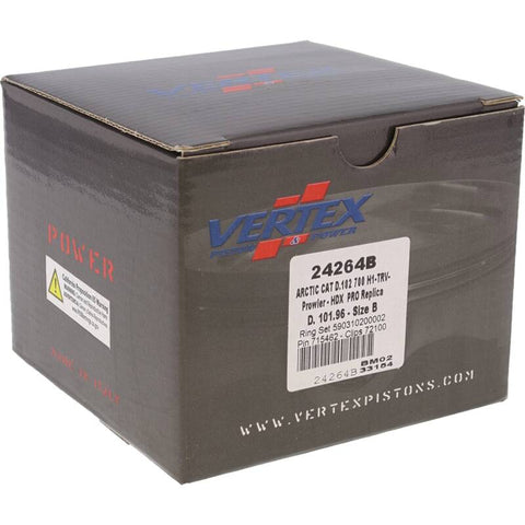 Vertex Piston 08-11 Arctic Cat 700 H1 EFI 700cc Forged Replica Piston Kit - 24264B