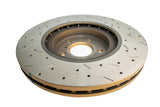 DBA 16-20 Infiniti Q50 Red Sport 3.0TT Front 4000 Series Drilled & Slotted Rotor - 42314XS
