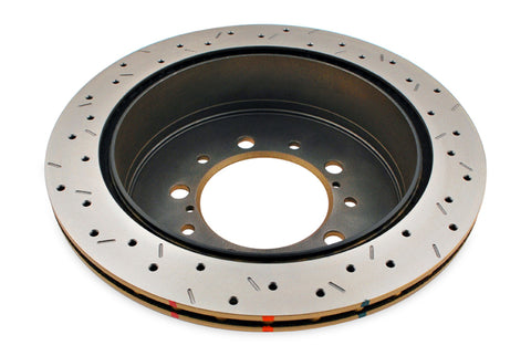 DBA 07+ Toyota Land Cruiser 200 Series Rear Drilled and Slotted 4000 Series Rotor - DBA42723XS