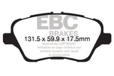 EBC 2017+ Ford Fiesta (MK7) Bluestuff Front Brake Pads - DP52149NDX