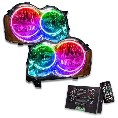 Oracle 08-10 Jeep Grand Cherokee SMD HL (Non-HID) - ColorSHIFT w/ 2.0 Controller - 7068-333