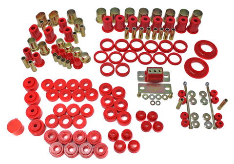 Energy Suspension 66-72 Chevelle Red Hyper-flex Master Bushing Set - 3.18113R