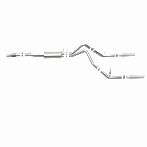 Magnaflow 14 Chev Silverado V8 5.3L SC Cab Dual Split Rear Exit SS Cat Back Perf Exhaust - 15278