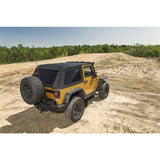 Rugged Ridge Bowless Top 2-Door Black Diamond 07-18 Jeep Wrangler - 13750.39