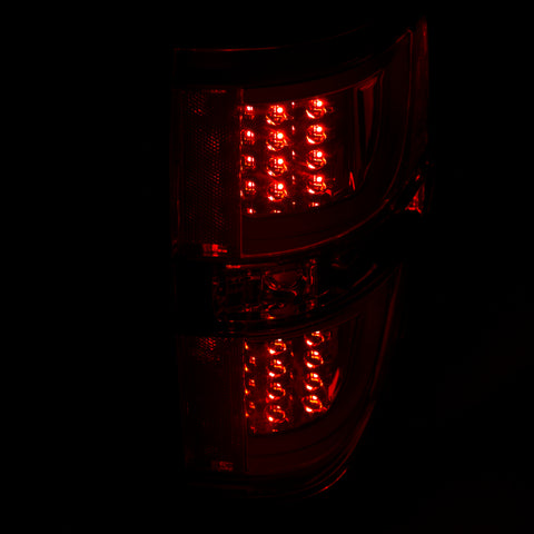 ANZO 2009-2013 Ford F-150 LED Taillights Smoke - 311258