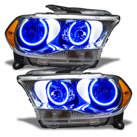 Oracle 11-13 Dodge Durango SMD HL Halogen - Chrome - Blue - 7101-002