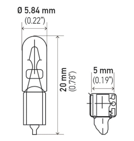 Hella Bulb 2723 12V 23W W2X46D T15 - 2723