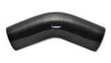 Vibrant 45 Degree Silicone Elbow 3.125in ID x 4.50in Leg Length - Black - 27912