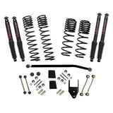 Skyjacker 2020 Jeep JL 4WD Rub Diesel 3.5-4in Dual Rate Long Travel Sus Lift Kit w/Blk Max Shocks - JL40RBPBLTD
