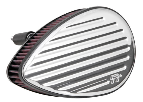 K&N Street Metal Intake System for Harley Davidson - Color (Red) - Style (Round) - Size (9-11 Flux) - RK-3937