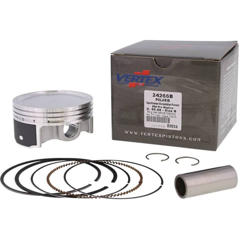 Vertex Piston 13-22 Polaris Scrambler 850 850cc Forged Replica Piston Kit - 24266B