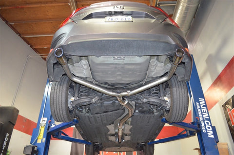 Injen 16-20 Honda Civic 1.5L Turbo 4Cyl (Sedan) 63mm SS Cat-Back Exhaust w/ Dual Burnt Titanium Tips - SES1572TT
