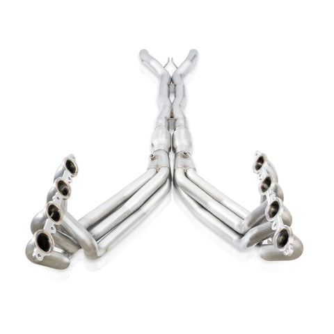 Stainless Works 2014-18 Corvette 6.2L Headers 2in Primaries w/ High-Flow Cats X-Pipe - C72CAT