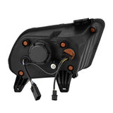 AlphaRex 13-14 Ford Mustang NOVA-Series LED Projector Headlights Blk w/Activ Lght & Seq.Sig / SB DRL - 880487