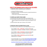 Gen-Y Executive Torsion-Flex 5th Wheel King Pin Box (3.5K-6.5K PW Range 30K Towing) - Fits Rhino - GH-8071